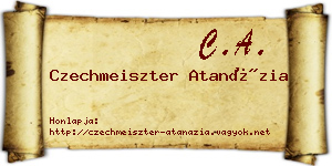 Czechmeiszter Atanázia névjegykártya